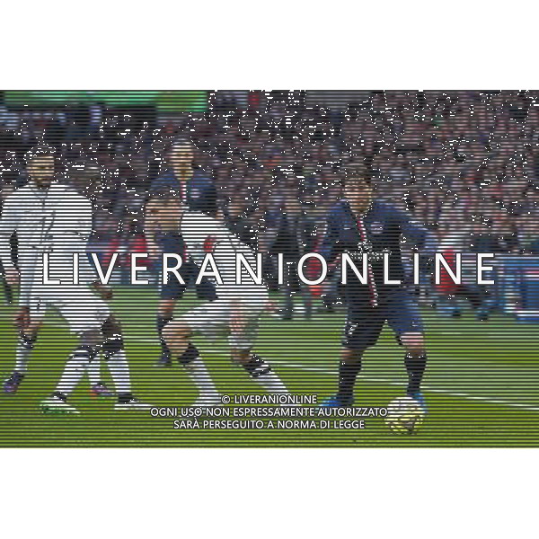 Maxwell - 14.02.2015 - Paris Saint Germain / Caen - 25eme journee de Ligue 1 Photo : Andre Ferreira / Icon Sport AG ALDO LIVERANI SAS ONLY ITALY