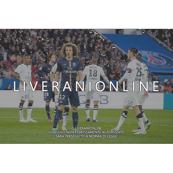 David Luiz - 14.02.2015 - Paris Saint Germain / Caen - 25eme journee de Ligue 1 Photo : Andre Ferreira / Icon Sport AG ALDO LIVERANI SAS ONLY ITALY