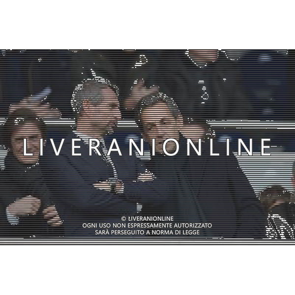 Jean Claude Blanc / Nicolas Sarkozy - 14.02.2015 - Paris Saint Germain / Caen - 25eme journee de Ligue 1 Photo : Andre Ferreira / Icon Sport AG ALDO LIVERANI SAS ONLY ITALY