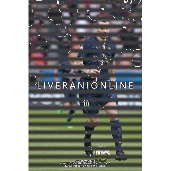 Zlatan Ibrahimovic - 14.02.2015 - Paris Saint Germain / Caen - 25eme journee de Ligue 1 Photo : Andre Ferreira / Icon Sport AG ALDO LIVERANI SAS ONLY ITALY