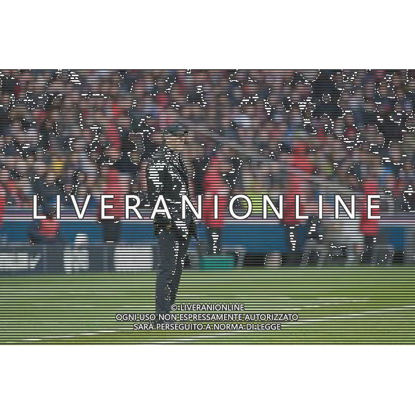 Laurent Blanc - 14.02.2015 - Paris Saint Germain / Caen - 25eme journee de Ligue 1 Photo : Andre Ferreira / Icon Sport AG ALDO LIVERANI SAS ONLY ITALY