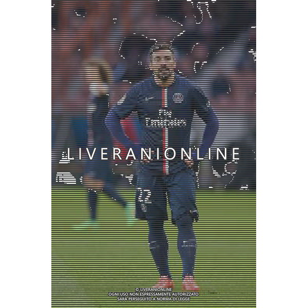 Ezequiel Lavezzi - 14.02.2015 - Paris Saint Germain / Caen - 25eme journee de Ligue 1 Photo : Andre Ferreira / Icon Sport AG ALDO LIVERANI SAS ONLY ITALY