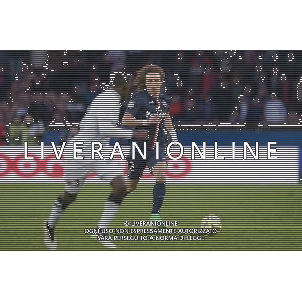 David Luiz - 14.02.2015 - Paris Saint Germain / Caen - 25eme journee de Ligue 1 Photo : Andre Ferreira / Icon Sport AG ALDO LIVERANI SAS ONLY ITALY