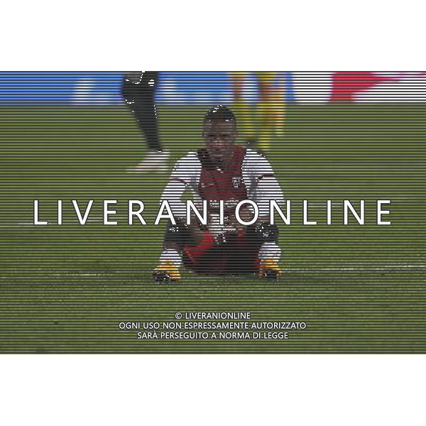 Deception Metz - Bouna SARR - 15.02.2015 - Metz / Guingamp - 25eme journee de Ligue 1 Photo : Fred Marvaux / Icon Sport AG ALDO LIVERANI SAS ONLY ITALY
