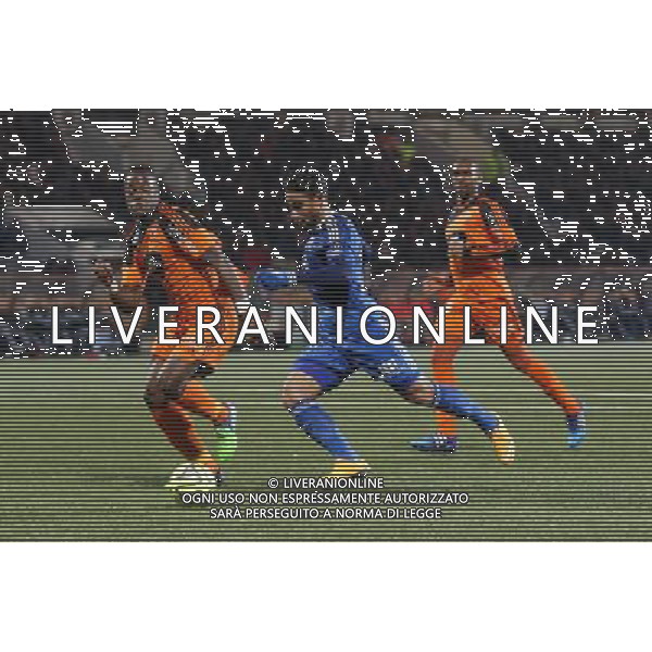 Nabil FEKIR / Lamine KONE - 15.02.2015 - Lorient / Lyon - 25eme journee de Ligue 1 - Photo : Vincent Michel / Icon Sport AG ALDO LIVERANI SAS ONLY ITALY