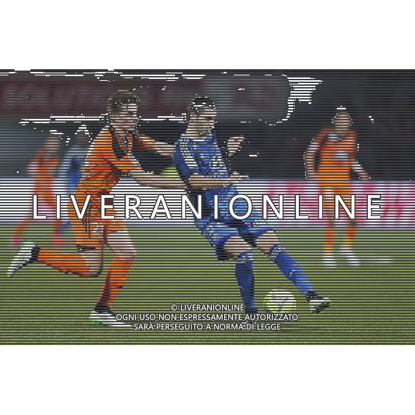 Maxime GONALONS / Benjamin JEANNOT - 15.02.2015 - Lorient / Lyon - 25eme journee de Ligue 1 - Photo : Vincent Michel / Icon Sport AG ALDO LIVERANI SAS ONLY ITALY