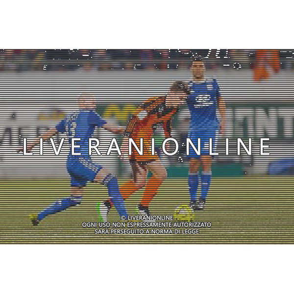 Benjamin JEANNOT / Christophe JALLET - 15.02.2015 - Lorient / Lyon - 25eme journee de Ligue 1 - Photo : Vincent Michel / Icon Sport AG ALDO LIVERANI SAS ONLY ITALY