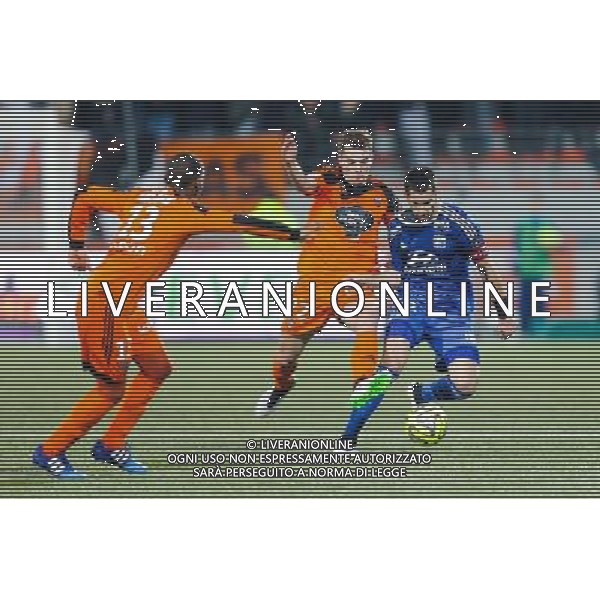 Benjamin JEANNOT / Maxime GONALONS - 15.02.2015 - Lorient / Lyon - 25eme journee de Ligue 1 - Photo : Vincent Michel / Icon Sport AG ALDO LIVERANI SAS ONLY ITALY