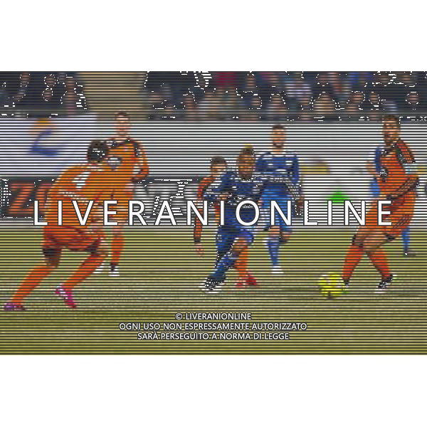 Clinton NJIE - 15.02.2015 - Lorient / Lyon - 25eme journee de Ligue 1 - Photo : Vincent Michel / Icon Sport AG ALDO LIVERANI SAS ONLY ITALY