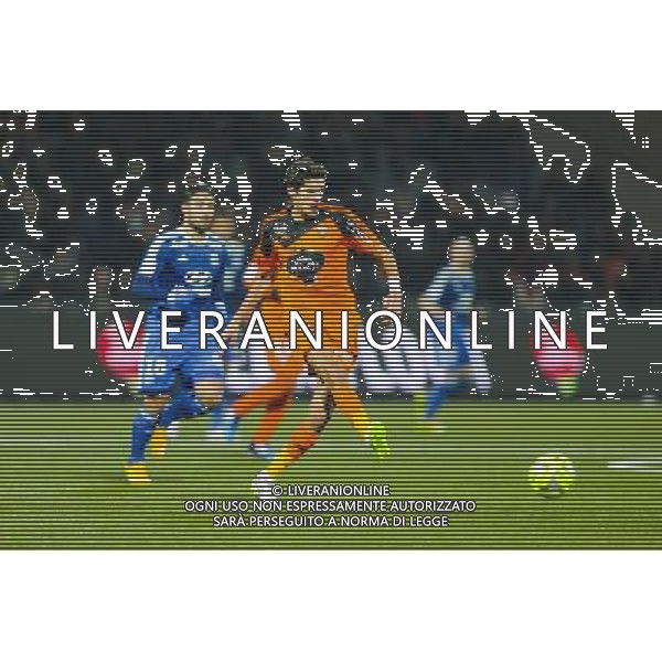 Francois BELLUGOU - 15.02.2015 - Lorient / Lyon - 25eme journee de Ligue 1 - Photo : Vincent Michel / Icon Sport AG ALDO LIVERANI SAS ONLY ITALY