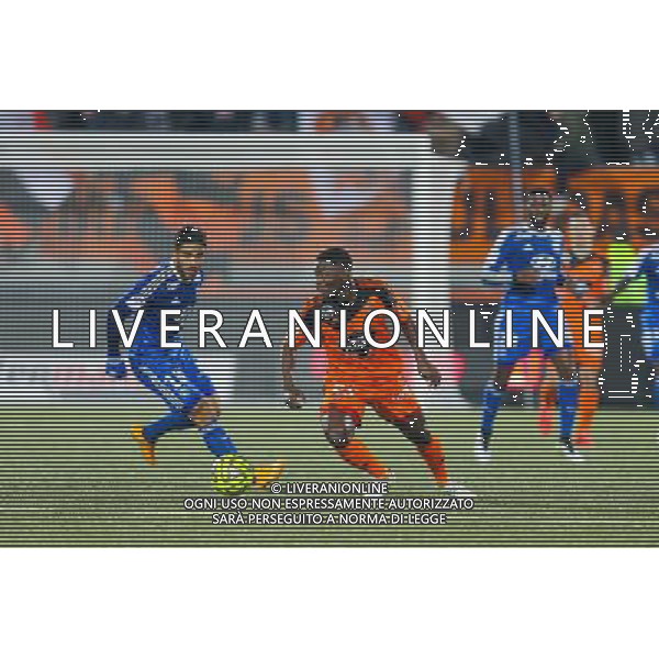 Lamine GASSAMA - 15.02.2015 - Lorient / Lyon - 25eme journee de Ligue 1 - Photo : Vincent Michel / Icon Sport AG ALDO LIVERANI SAS ONLY ITALY