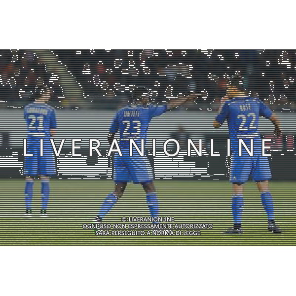 Samuel UMTITI / Lindsay ROSE - 15.02.2015 - Lorient / Lyon - 25eme journee de Ligue 1 - Photo : Vincent Michel / Icon Sport AG ALDO LIVERANI SAS ONLY ITALY