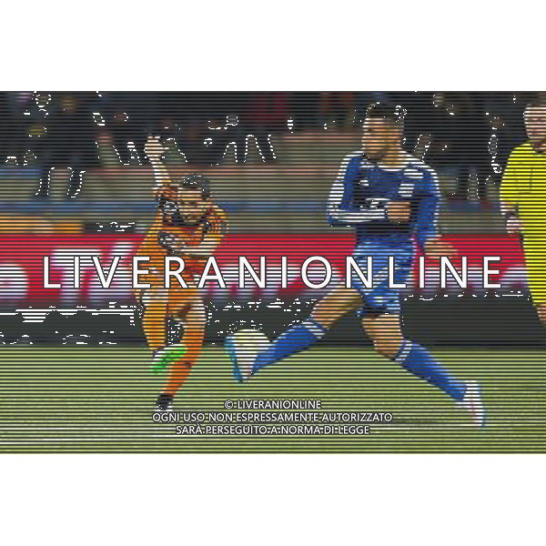 Walid MESLOUB - 15.02.2015 - Lorient / Lyon - 25eme journee de Ligue 1 - Photo : Vincent Michel / Icon Sport AG ALDO LIVERANI SAS ONLY ITALY