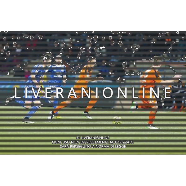 Walid MESLOUB / Maxime GONALONS - 15.02.2015 - Lorient / Lyon - 25eme journee de Ligue 1 - Photo : Vincent Michel / Icon Sport AG ALDO LIVERANI SAS ONLY ITALY
