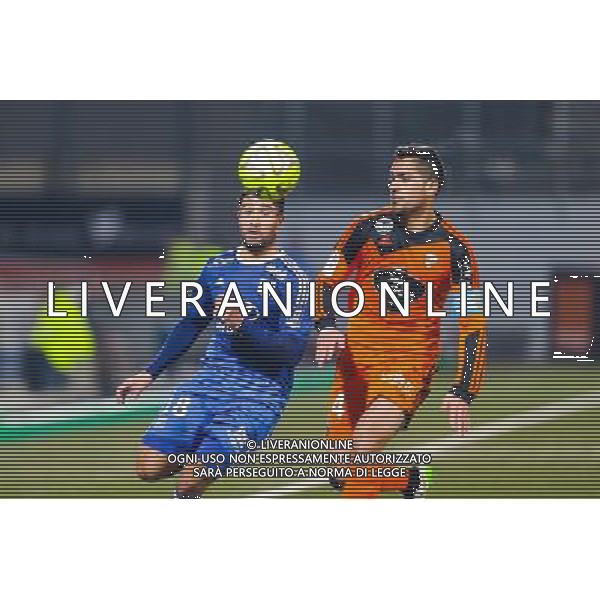Wesley LAUTOA / Nabil FEKIR - 15.02.2015 - Lorient / Lyon - 25eme journee de Ligue 1 - Photo : Vincent Michel / Icon Sport AG ALDO LIVERANI SAS ONLY ITALY