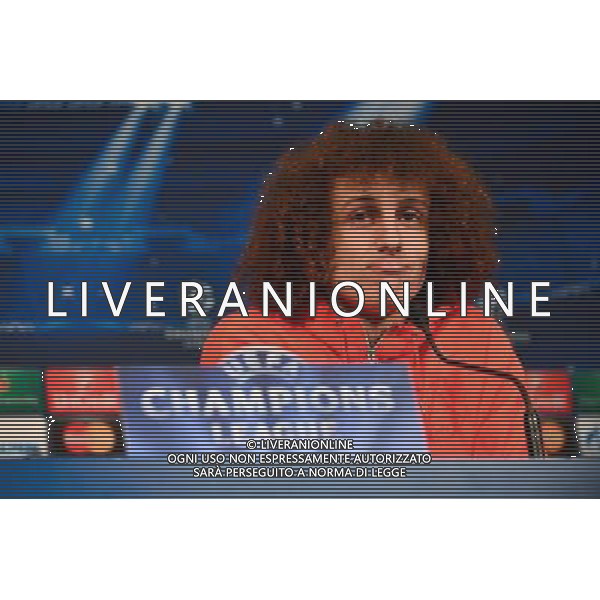 David LUIZ - 16.02.2015 - Conference de Presse - Paris Saint Germain - Champions League Photo : Winter Press / Icon Sport AG ALDO LIVERANI SAS ONLY ITALY