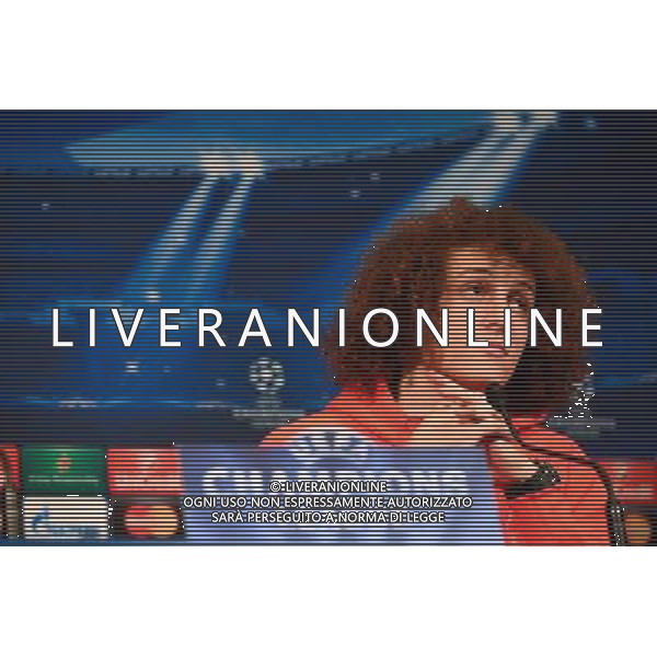 David LUIZ - 16.02.2015 - Conference de Presse - Paris Saint Germain - Champions League Photo : Winter Press / Icon Sport AG ALDO LIVERANI SAS ONLY ITALY