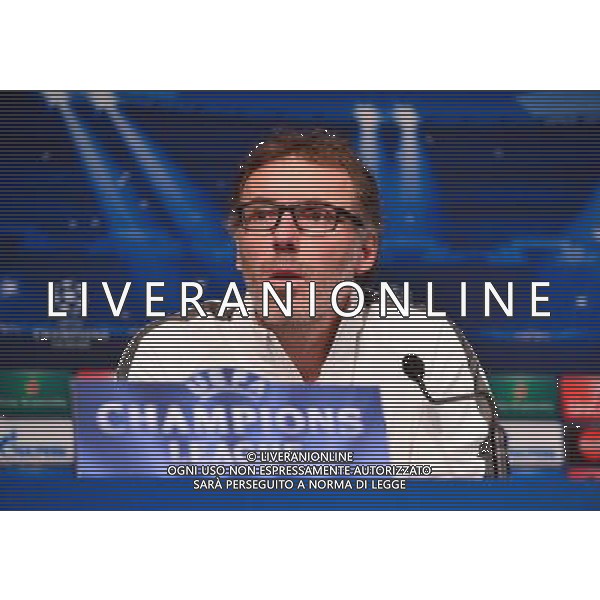 Laurent BLANC - 16.02.2015 - Conference de Presse - Paris Saint Germain - Champions League Photo : Winter Press / Icon Sport AG ALDO LIVERANI SAS ONLY ITALY