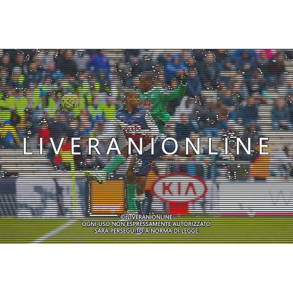 Ben Kantie Karamoko / Diego Rolan - 15.02.2015 - Bordeaux / Saint Etienne - 25eme journee de Ligue 1 Photo : Manuel Blondeau / Icon Sport AG ALDO LIVERANI SAS ONLY ITALY