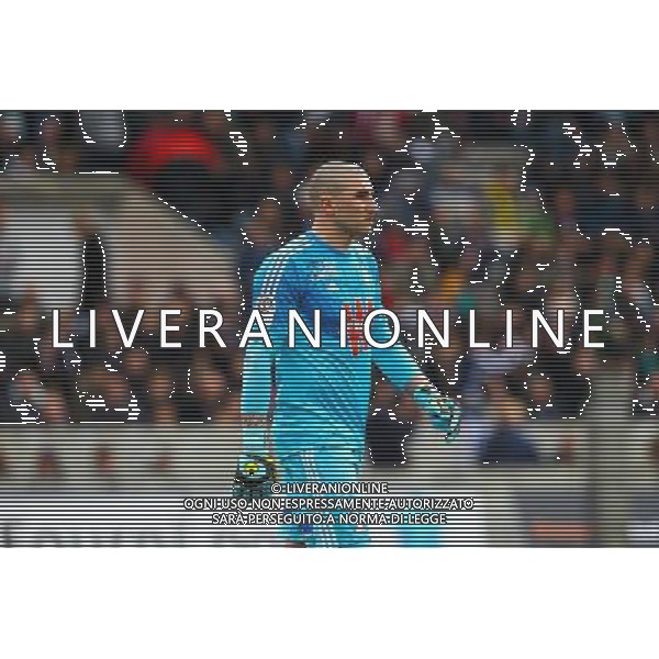Stephane Ruffier - 15.02.2015 - Bordeaux / Saint Etienne - 25eme journee de Ligue 1 Photo : Manuel Blondeau / Icon Sport AG ALDO LIVERANI SAS ONLY ITALY
