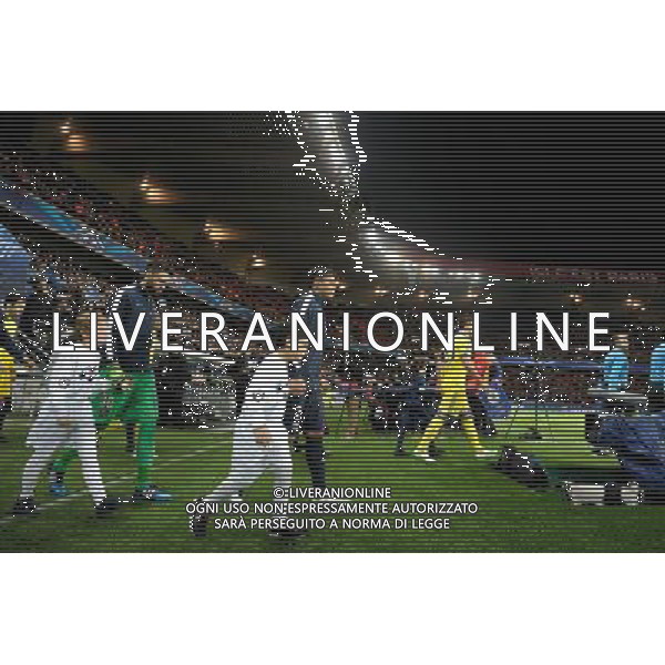 Salvatore Sirigu / Thiago Silva / John Terry - 17.02.2015 - Paris Saint Germain / Chelsea - 1/8Finale aller Champions League Photo : Andre Ferreira / Icon Sport AG ALDO LIVERANI SAS ONLY ITALY