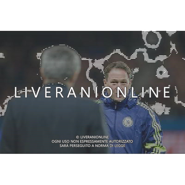 Steve Holland / Jose Mourinho - 17.02.2015 - Paris Saint Germain / Chelsea - 1/8Finale aller Champions League Photo : Andre Ferreira / Icon Sport AG ALDO LIVERANI SAS ONLY ITALY