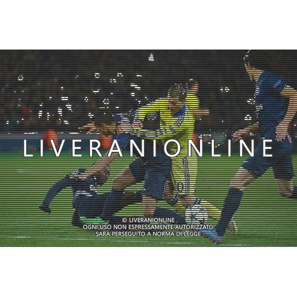 Eden HAZARD / MARQUINHOS / Blaise MATUIDI - 17.02.2015 - Paris Saint Germain / Chelsea - 1/8Finale aller Champions League Photo : WinterPress / Icon Sport AG ALDO LIVERANI SAS ONLY ITALY