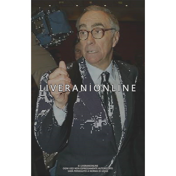 Milano 17 gennaio 2005 Riunione convocata dal presidente federale Carraro tra arbitri, presidenti, allenatorie e capitani delle societˆ di serie A e B nella foto: Carraro Franco foto Andry / Ag. Aldo Liverani