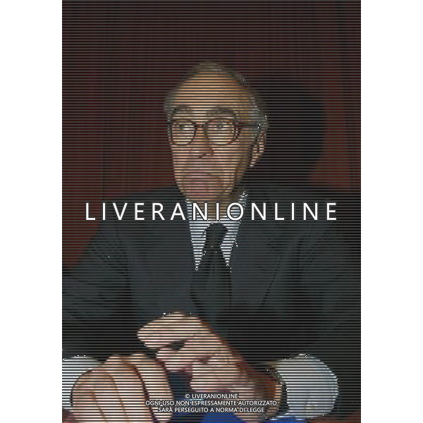 Milano 17 gennaio 2005 Riunione convocata dal presidente federale Carraro tra arbitri, presidenti, allenatorie e capitani delle societˆ di serie A e B nella foto: Carraro Franco foto Andry / Ag. Aldo Liverani