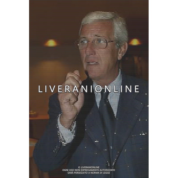 Milano 17 gennaio 2005 Riunione convocata dal presidente federale Carraro tra arbitri, presidenti, allenatorie e capitani delle societˆ di serie A e B nella foto: Lippi Marcello foto Andry / Ag. Aldo Liverani