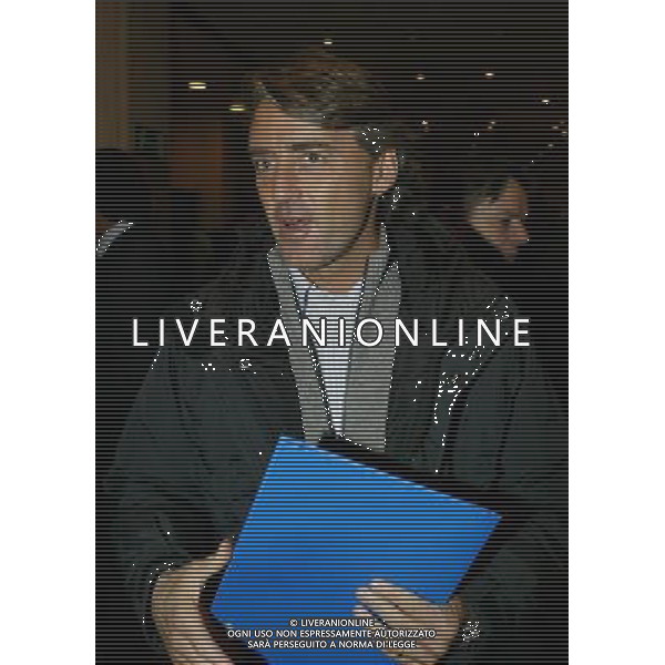 Milano 17 gennaio 2005 Riunione convocata dal presidente federale Carraro tra arbitri, presidenti, allenatorie e capitani delle societˆ di serie A e B nella foto: Mancini Roberto foto Andry / Ag. Aldo Liverani