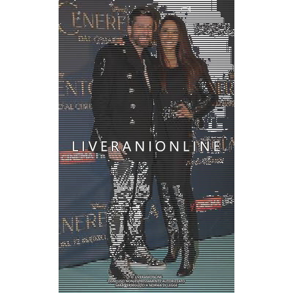 Anteprima - Red Carpet Film Cenerentola Milano - 18.02.2015 Nella Foto:Giuliana Moreira con Edoardo Stoppa /Ph.Vitez-Ag. Aldo Liverani