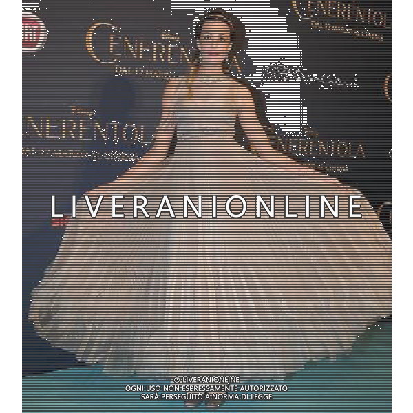 Anteprima - Red Carpet Film Cenerentola Milano - 18.02.2015 Nella Foto:Alessia Fabiani /Ph.Vitez-Ag. Aldo Liverani