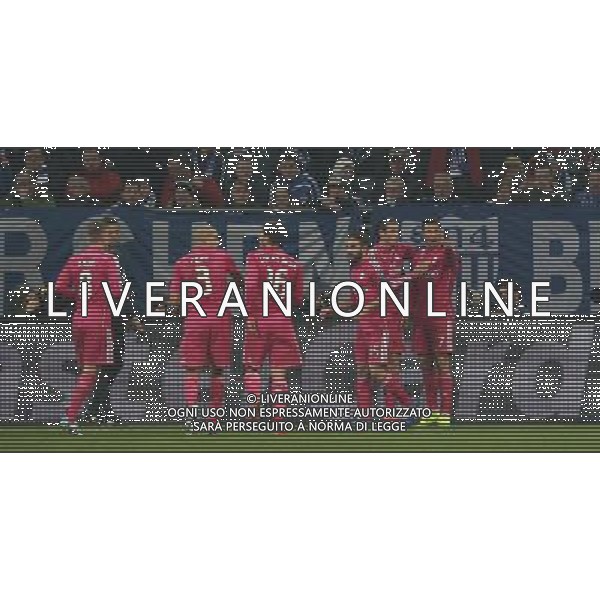 firo : 18.02.2015 Fu§ball, CL, Champions League, Saison 2014/2015, Achtelfinale, FC Schalke 04 - Real Madrid 0:2 Jubel Real mit BALE, RONALDO und CARVAJAL $worldrights,Es gelten unsere AGB, einsehbar auf www.firosportphoto.de, copyright by firo sportphoto: Coesfelder Str. 207 D-48249 DŸlmen www.firosportphoto.de mail@firosportphoto.de (V o l k s b a n k B o c h u m - W i t t e n ) BLZ.: 430 601 29 Kt. Nr.: 341 117 100 Tel:Ê +49-2594-9916004 Fax:Ê+49-2594-9916005 AG ALDO LIVERANI SAS ONLY ITALY