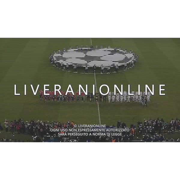 firo Fu§ball,Fussball, 18.02.2015 Champions League , Saison 2014/2015 FC Schalke 04 - Real Madrid Feature Hinterleger Hintergrund allgemein Einmarsch der Teams Rasen Flagge Fahne $worldrightsEs gelten unsere AGB, einsehbar auf www.firosportphoto.de copyright by firo sportphoto: Coesfelder Str.207 48249 DŸlmen www.firosportphoto.de mail@firosportphoto.de (V o l k s b a n k B o c h u m - W i t t e n ) BLZ.: 430 601 29 Kt. Nr.: 341 117 100 Tel:Ê 02594 - 9916004 Fax:Ê02594 - 9916005 AG ALDO LIVERANI SAS ONLY ITALY