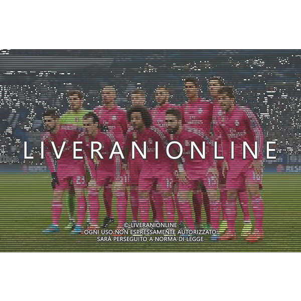 firo : 18.02.2015 Fu§ball, CL, Champions League, Saison 2014/2015, Achtelfinale, FC Schalke 04 - Real Madrid 0:2 Team, Mannschaft, Teamfoto, Mannschaftsfoto Real $worldrights,Es gelten unsere AGB, einsehbar auf www.firosportphoto.de, copyright by firo sportphoto: Coesfelder Str. 207 D-48249 DŸlmen www.firosportphoto.de mail@firosportphoto.de (V o l k s b a n k B o c h u m - W i t t e n ) BLZ.: 430 601 29 Kt. Nr.: 341 117 100 Tel:Ê +49-2594-9916004 Fax:Ê+49-2594-9916005 AG ALDO LIVERANI SAS ONLY ITALY