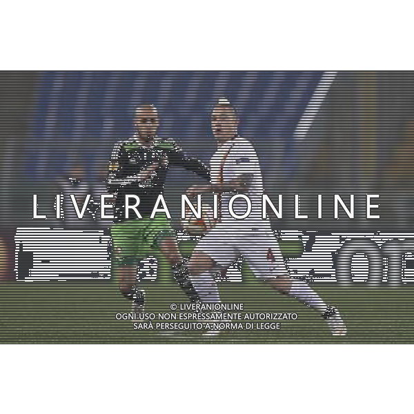 Roma - 19/02/2015 - Stadio Olimpico - Uefa Europa League 2014/2015 - andata sedicesimi - AS Roma vs Feyenoord - nella foto: nainggolan / Ph Fabrizio Corradetti - Ag. Aldo Liverani Sas