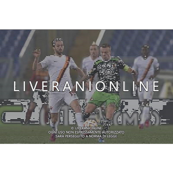 Roma - 19/02/2015 - Stadio Olimpico - Uefa Europa League 2014/2015 - andata sedicesimi - AS Roma vs Feyenoord - nella foto: Miralem Pjanic e Jordy Clasie / Ph Fabrizio Corradetti - Ag. Aldo Liverani Sas