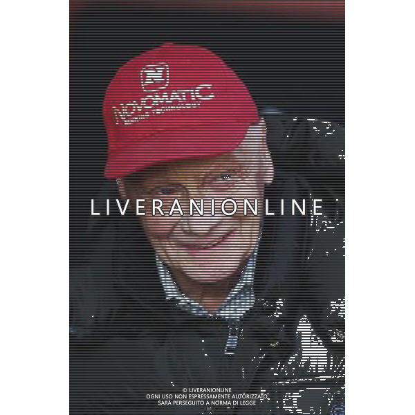 Niki Lauda (AUT) Mercedes Non-Executive Chairman. 19.02.2015. Formula One Testing, Day One, Barcelona, Spain. AG ALDO LIVERANI SAS ONLY ITALY