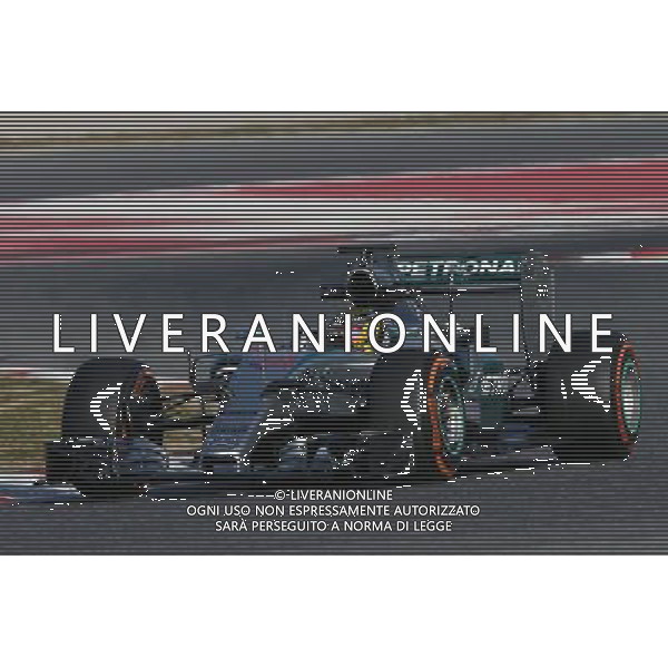 Pascal Wehrlein (GER) Mercedes AMG F1 W06 Reserve Driver. 19.02.2015. Formula One Testing, Day One, Barcelona, Spain. AG ALDO LIVERANI SAS ONLY ITALY
