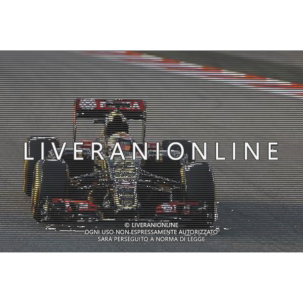 Pastor Maldonado (VEN), Lotus F1 Team 19.02.2015. Formula One Testing, Day One, Barcelona, Spain. AG ALDO LIVERANI SAS ONLY ITALY