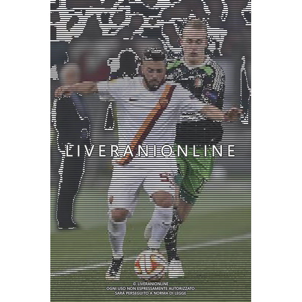 Roma - 19/02/2015 - Stadio Olimpico - Uefa Europa League 2014/2015 - andata sedicesimi - AS Roma vs Feyenoord - nella foto: Daniele Verde e Rick Karsdorp / Ph Fabrizio Corradetti - Ag. Aldo Liverani Sas