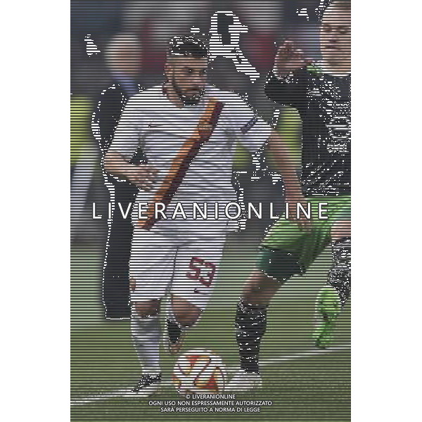 Roma - 19/02/2015 - Stadio Olimpico - Uefa Europa League 2014/2015 - andata sedicesimi - AS Roma vs Feyenoord - nella foto: Daniele Verde / Ph Fabrizio Corradetti - Ag. Aldo Liverani Sas