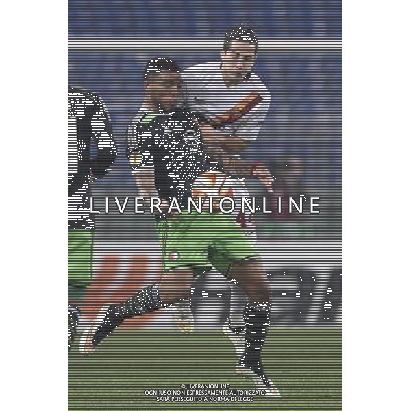 Roma - 19/02/2015 - Stadio Olimpico - Uefa Europa League 2014/2015 - andata sedicesimi - AS Roma vs Feyenoord - nella foto: Colin Kazim Richards e Kostantinos Manolas / Ph Fabrizio Corradetti - Ag. Aldo Liverani Sas
