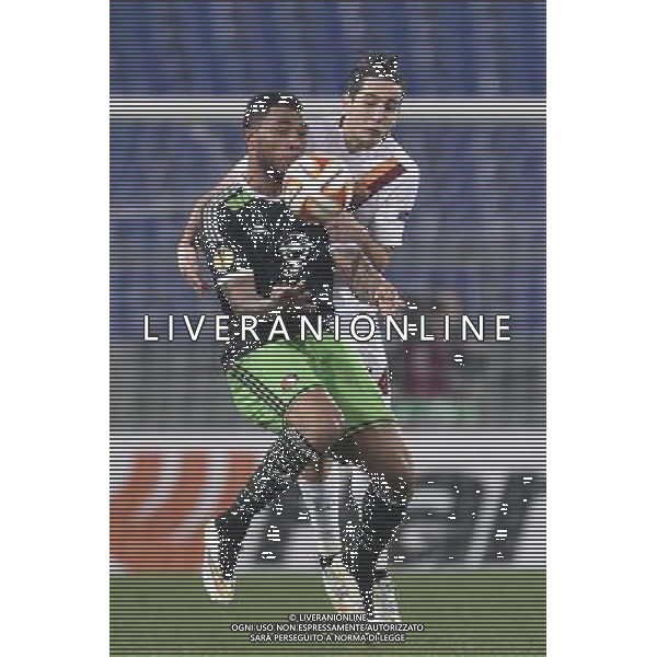 Roma - 19/02/2015 - Stadio Olimpico - Uefa Europa League 2014/2015 - andata sedicesimi - AS Roma vs Feyenoord - nella foto: Colin Kazim Richards e Kostantinos Manolas / Ph Fabrizio Corradetti - Ag. Aldo Liverani Sas