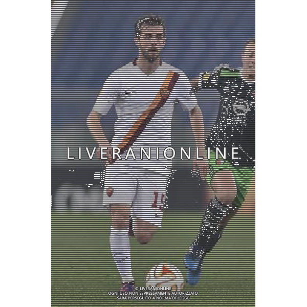Roma - 19/02/2015 - Stadio Olimpico - Uefa Europa League 2014/2015 - andata sedicesimi - AS Roma vs Feyenoord - nella foto: Miralem Pjanic / Ph Fabrizio Corradetti - Ag. Aldo Liverani Sas