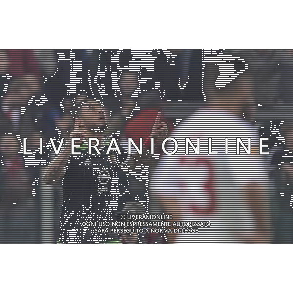 Roma - 19/02/2015 - Stadio Olimpico - Uefa Europa League 2014/2015 - andata sedicesimi - AS Roma vs Feyenoord - nella foto: Colin Kazim Richards esulta dopo il gol / Ph Fabrizio Corradetti - Ag. Aldo Liverani Sas