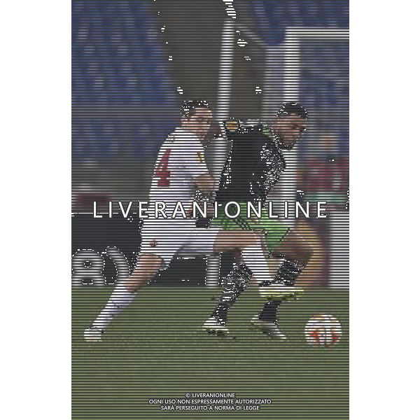 Roma - 19/02/2015 - Stadio Olimpico - Uefa Europa League 2014/2015 - andata sedicesimi - AS Roma vs Feyenoord - nella foto: Kostantinos Manolas e Colin Kazim Richards / Ph Fabrizio Corradetti - Ag. Aldo Liverani Sas