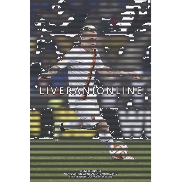 Roma - 19/02/2015 - Stadio Olimpico - Uefa Europa League 2014/2015 - andata sedicesimi - AS Roma vs Feyenoord - nella foto: Radja Nainggolan / Ph Fabrizio Corradetti - Ag. Aldo Liverani Sas