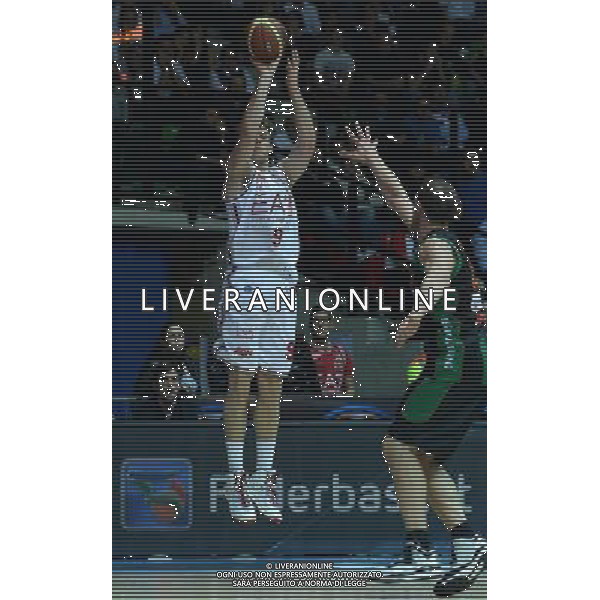 Beko Final Eight 2015 Quarti di Finale Desio (MB) - 20.02.2015 EA7 Armani Jeans Olimpia Milano-Sidigas Avellino Nella Foto:melli nicolo\' /Ph.Vitez-Ag. Aldo Liverani